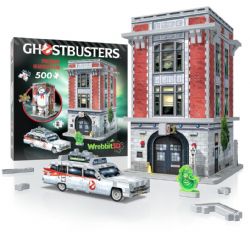 WREBBIT CASSE-TÊTE 3D 500 PIÈCES - GHOSTBUSTERS CASERNE QUARTIER GÉNÉRAL